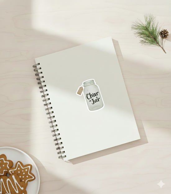 Char in a Jar™ - Jar Sticker