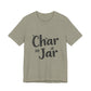 Char in a Jar™ Unisex Holiday T-Shirt | Biochar Midnight Black Text