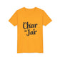 Char in a Jar™ Youth Holiday T-Shirt | Biochar Midnight Black Text