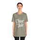 Char in a Jar™ Unisex Holiday T-Shirt | Winter Wonderland White Text