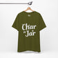 Char in a Jar™ Unisex Holiday T-Shirt | Winter Wonderland White Text