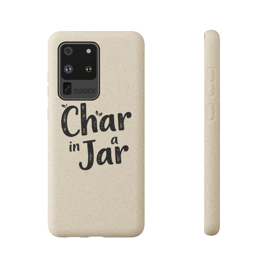 Char in a Jar Biodegradable Phone Case — Eco-Friendly Protective Cover