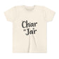 Char in a Jar™ Youth Holiday T-Shirt | Biochar Midnight Black Text