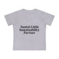 "Santa’s Little Sustainability Partner" Christmas Baby Shirt | Char in a Jar