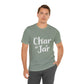 Char in a Jar™ Unisex Holiday T-Shirt | Winter Wonderland White Text