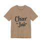 Char in a Jar™ Unisex Holiday T-Shirt | Biochar Midnight Black Text