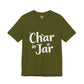 Char in a Jar™ Unisex Holiday T-Shirt | Winter Wonderland White Text