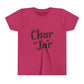 Char in a Jar™ Youth Holiday T-Shirt | Biochar Midnight Black Text