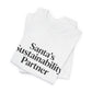 Santa’s Sustainability Partner™ Unisex Holiday T-Shirt | Biochar Midnight Black Text