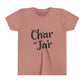 Char in a Jar™ Youth Holiday T-Shirt | Biochar Midnight Black Text