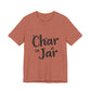 Char in a Jar™ Unisex Holiday T-Shirt | Biochar Midnight Black Text