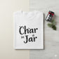Char in a Jar™ Unisex Holiday T-Shirt | Biochar Midnight Black Text