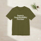 Santa’s Sustainability Partner™ Unisex Holiday T-Shirt | Winter Wonderland White Text