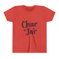 Char in a Jar™ Youth Holiday T-Shirt | Biochar Midnight Black Text