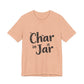 Char in a Jar™ Unisex Holiday T-Shirt | Biochar Midnight Black Text