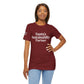 Santa’s Sustainability Partner™ Unisex Holiday T-Shirt | Winter Wonderland White Text