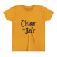 Char in a Jar™ Youth Holiday T-Shirt | Biochar Midnight Black Text
