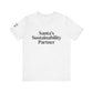 Santa’s Sustainability Partner™ Unisex Holiday T-Shirt | Biochar Midnight Black Text