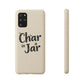 Char in a Jar Biodegradable Phone Case — Eco-Friendly Protective Cover