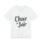 Char in a Jar™ Unisex Holiday T-Shirt | Biochar Midnight Black Text