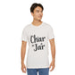 Char in a Jar™ Unisex Holiday T-Shirt | Biochar Midnight Black Text