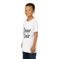 Char in a Jar™ Youth Holiday T-Shirt | Biochar Midnight Black Text